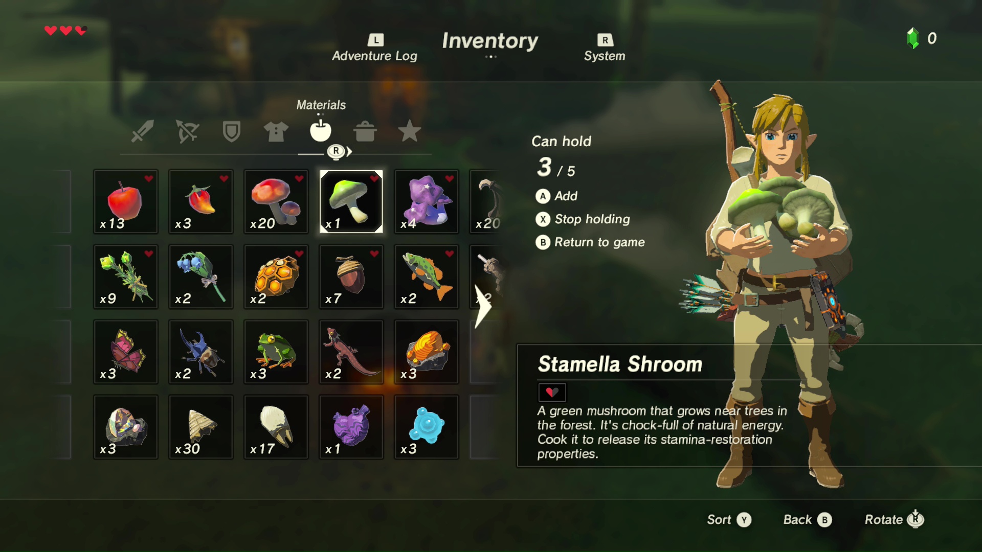 cook in breath of wild