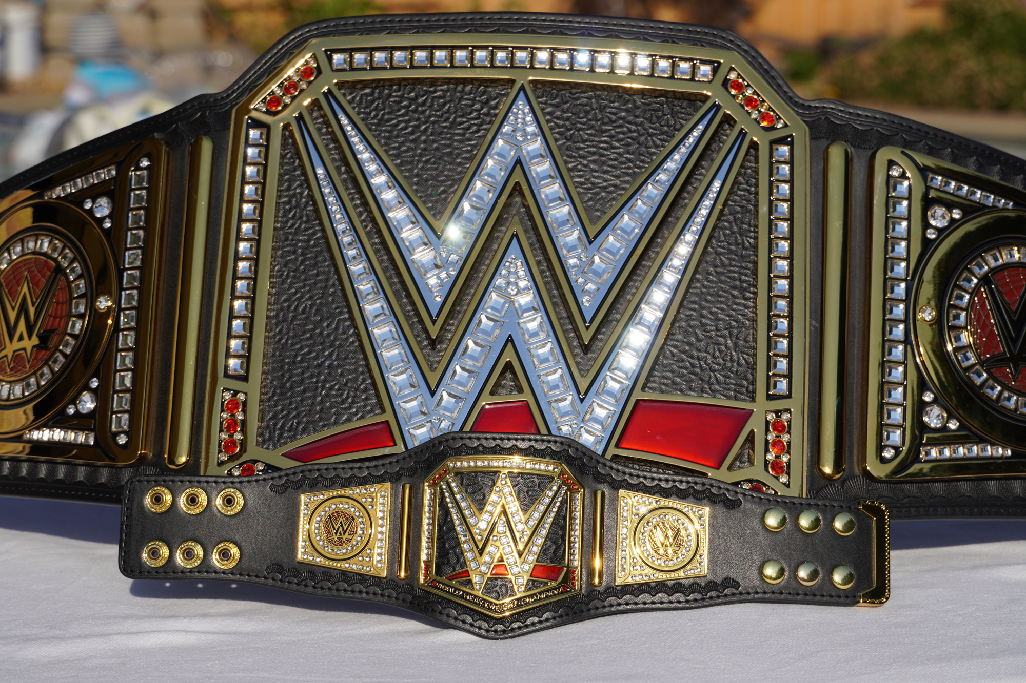 WWE Championship Spinner Mini Replica Title Belt